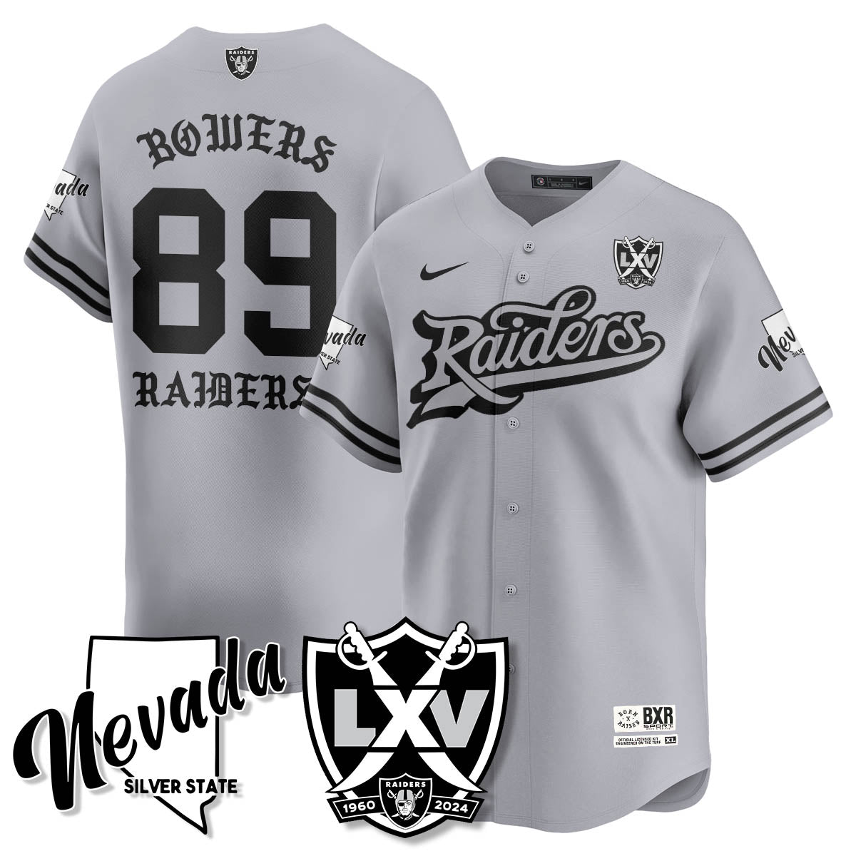 LVR Born x Raised Baseball Jersey - All Stitched