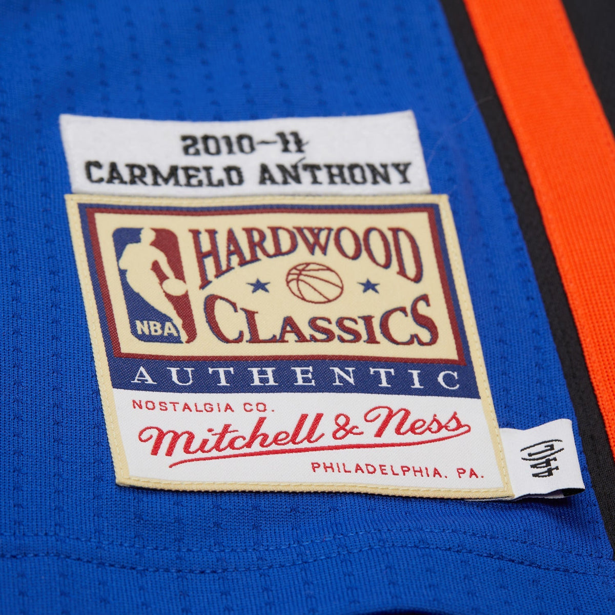 Mitchell & Ness Knicks Carmelo Anthony 2010 Jersey