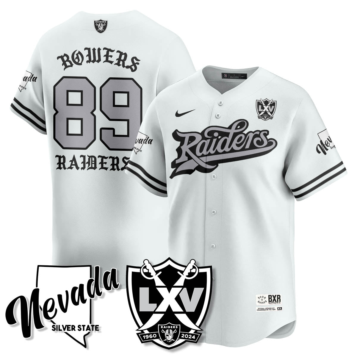 LVR Born x Raised Baseball Jersey - All Stitched