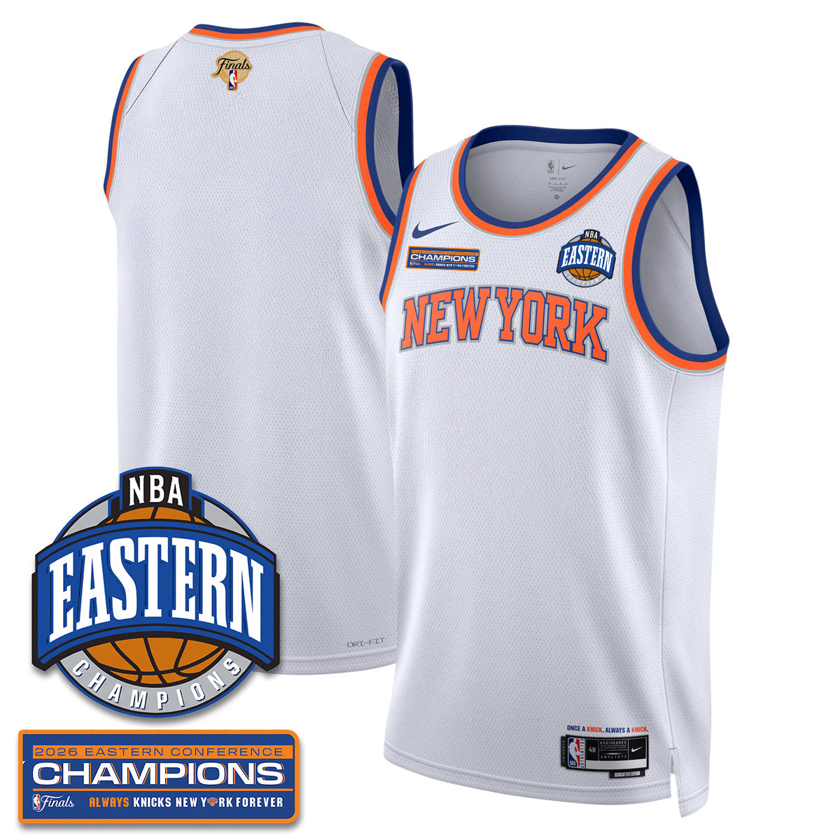 NYK 2026 NBA Eastern Conference Champions City Jersey - Stitched