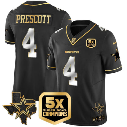 DAL 5x Super Bowl Champions Vapor Limited Jersey