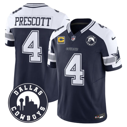 DAL "Dallas City" Patch Vapor Limited Jersey