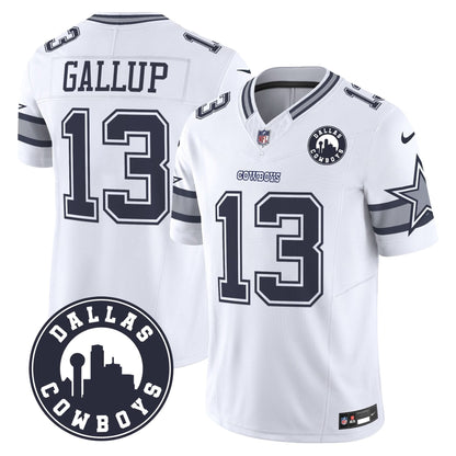 DAL "Dallas City" Patch Vapor Limited Jersey