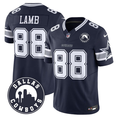 DAL "Dallas City" Patch Vapor Limited Jersey