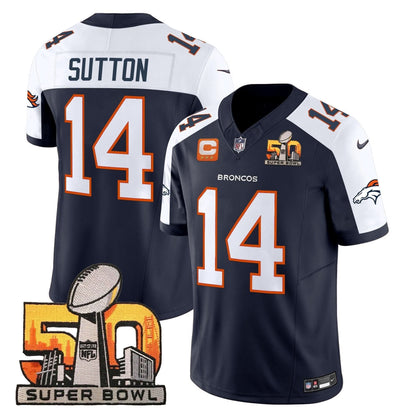 DB Super Bowl 50 Patch Vapor Limited Jersey