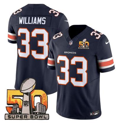 DB Super Bowl 50 Patch Vapor Limited Jersey