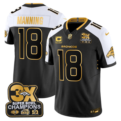 DB 3-Time Champions Patch Gold Vapor Limited Jersey