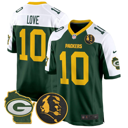 GB John Madden & Home Patch Game Jersey