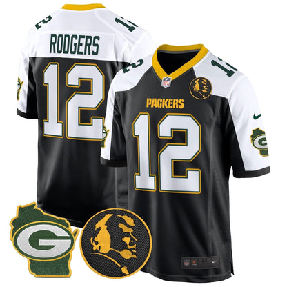 GB John Madden & Home Patch Game Jersey