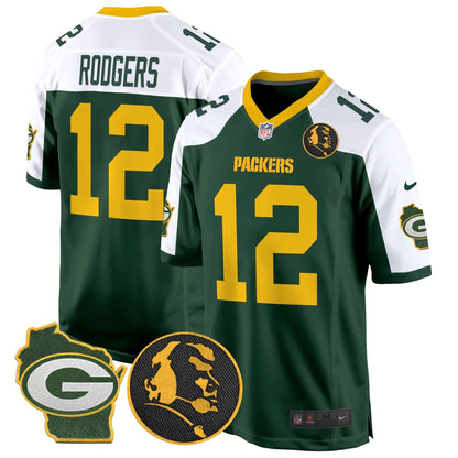 GB John Madden & Home Patch Game Jersey