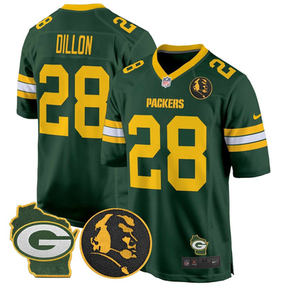 GB John Madden & Home Patch Game Jersey