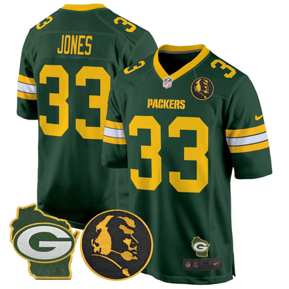 GB John Madden & Home Patch Game Jersey