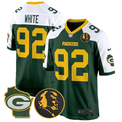 GB John Madden & Home Patch Game Jersey
