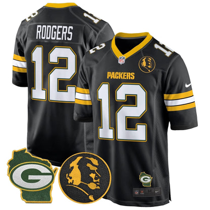GB John Madden & Home Patch Game Jersey