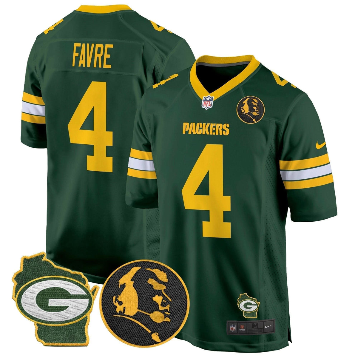 GB John Madden & Home Patch Game Jersey