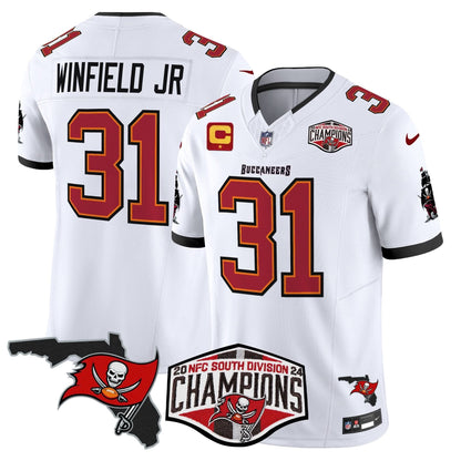 TB 2024 NFC South Division Champions Patch Vapor Limited Jersey