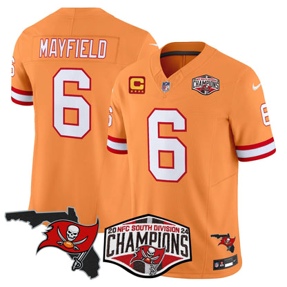 TB 2024 NFC South Division Champions Patch Vapor Limited Jersey