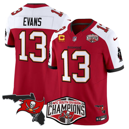 TB 2024 NFC South Division Champions Patch Vapor Limited Jersey