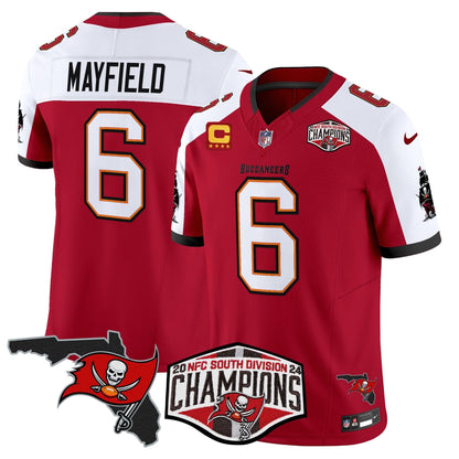 TB 2024 NFC South Division Champions Patch Vapor Limited Jersey