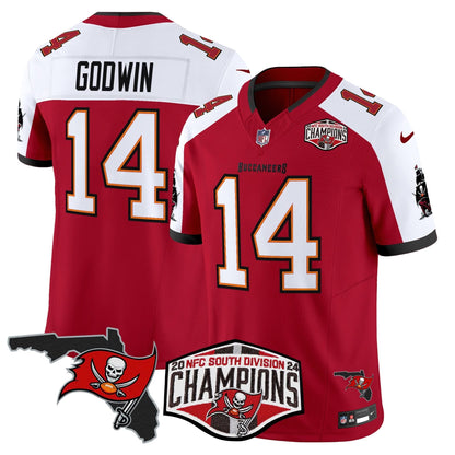 TB 2024 NFC South Division Champions Patch Vapor Limited Jersey