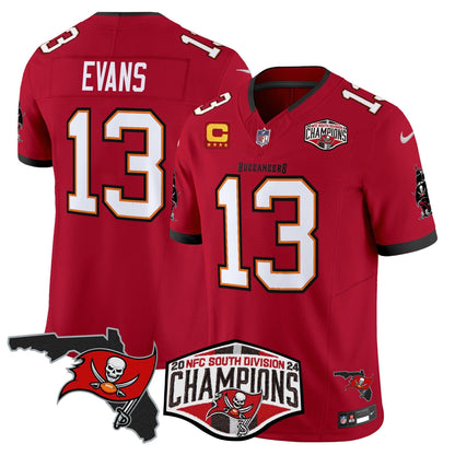 TB 2024 NFC South Division Champions Patch Vapor Limited Jersey