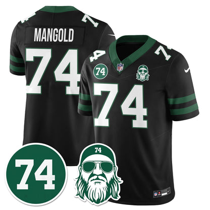 NYJ Vapor Limited Jersey - Nick Mangold Patch