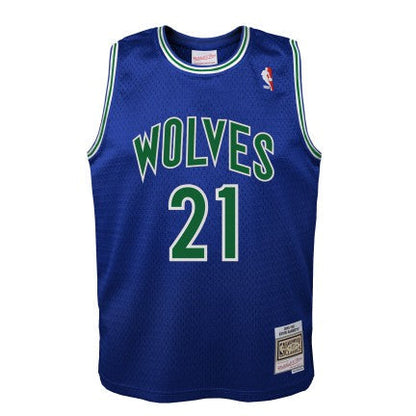 Minnesota Timberwolves Kevin Garnett Mitchell & Ness Blue 1995-96 Hardwood Classics Swingman Jersey