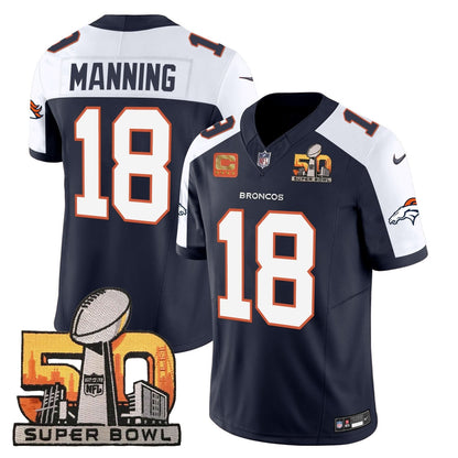 DB Super Bowl 50 Patch Vapor Jersey