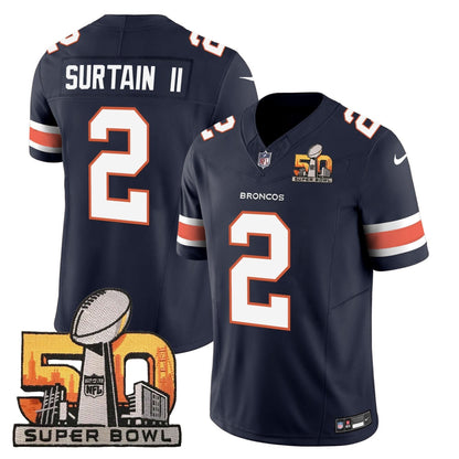 DB Super Bowl 50 Patch Vapor Jersey
