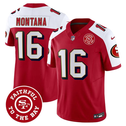 SF Throwback Faithful To The Bay Patch Vapor Limited Jersey